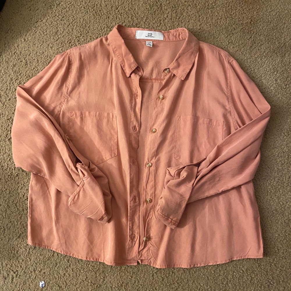 Thread + Supply Long Sleeve Button-Down Shirt
